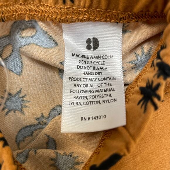 Dot Dot Smile Kids Brown Halloween Print Leggings Shorts Size 5/6 - Picture 3 of 4